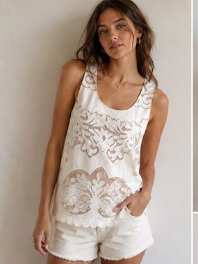 Anthropologie HEPHZIBAH TANK BY HD IN PARIS